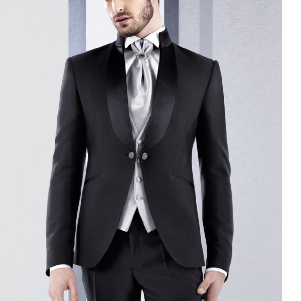 Italian Men Slim Fit Suit Tuxedo Miami - Tuxedo Accessories