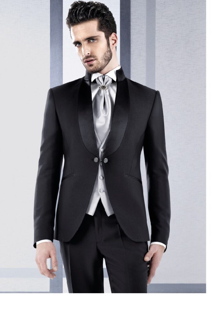Italian Men Slim Fit Suit Tuxedo Miami - Tuxedo Accessories