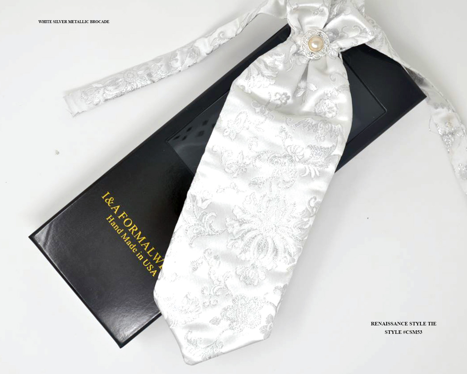 Wedding Ascot Tie Men - Tuxedo Accessories